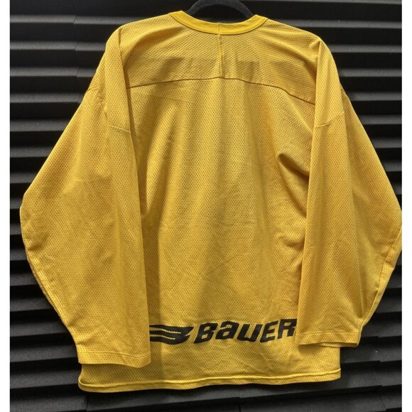 Bauer rare HOCKEY JERSEY Yellow CAVANAGH'S DEVELOPMENTAL HOCKEY PROGRAM Size XL - Picture 8 of 9